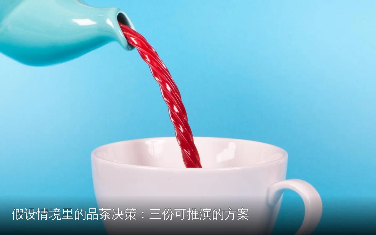 假设情境里的品茶决策：三份可推演的方案
